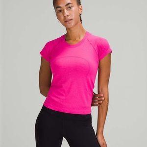 lululemon sonic pink swiftly tech race length size 0